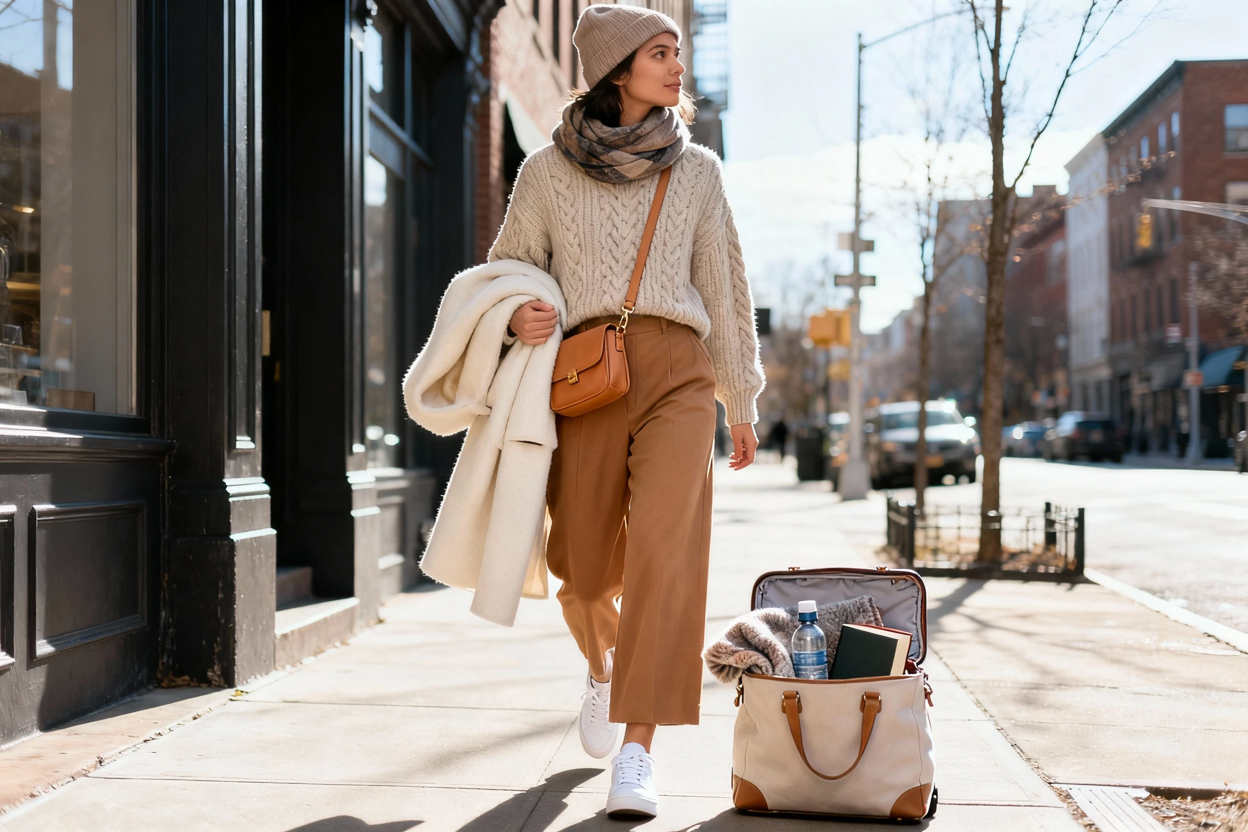 What’s in My Cozy Travel Bag: Winter Travel Essentials You’ll Actually Use, No Overpacking Required